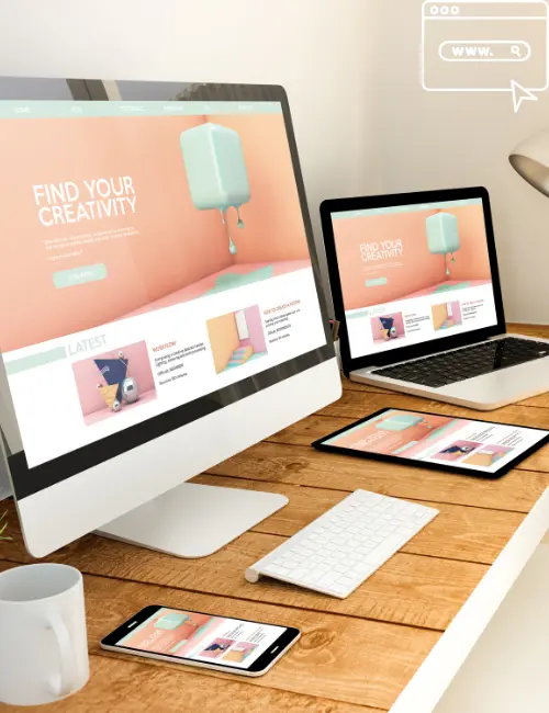 écrans desktop, mobile et tablette